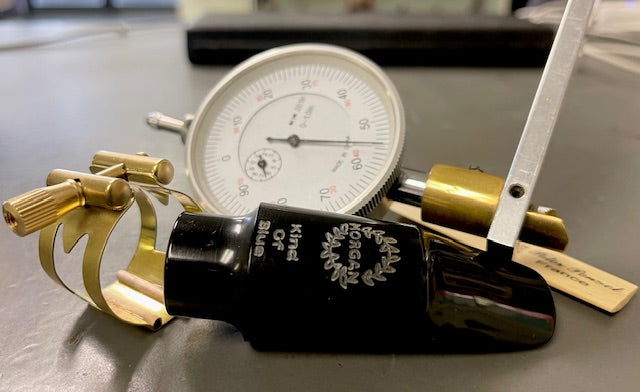 Morgan kind of blue also saxophone mouthpiece with ligature and cap