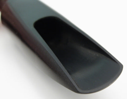 facing and rails on morgan florida baritone jazz hard rubber saxophone mouthpiece 