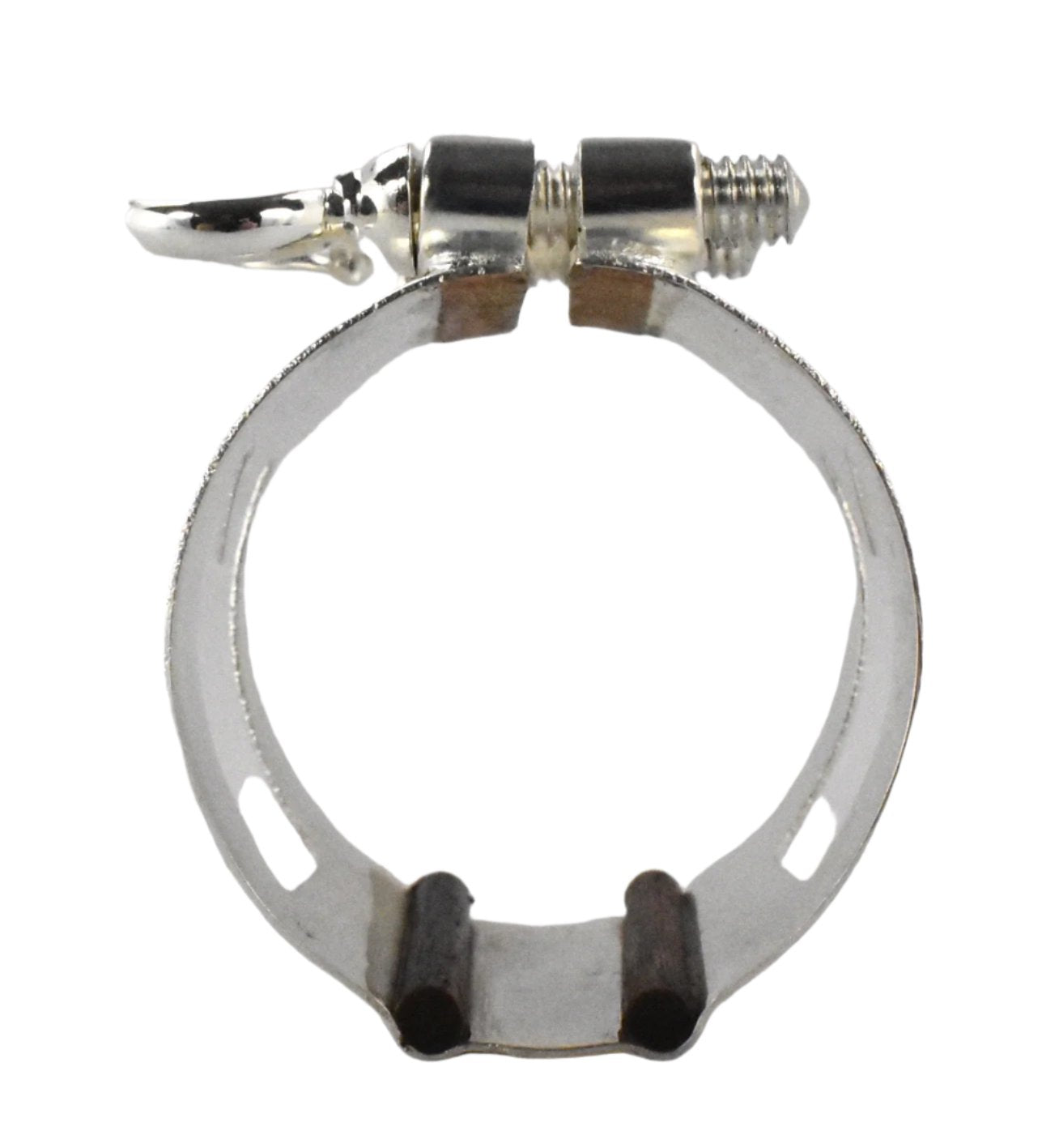 ralph morgan mouthpiece with a silver marc jean saxophone mouthpiece ligature for alto and tenor  sax