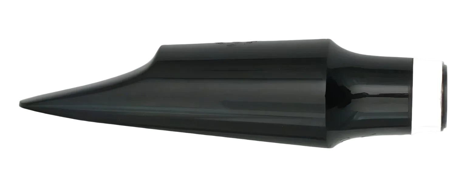left side view of ralph Morgan jazz GM Baritone Saxophone Mouthpiece