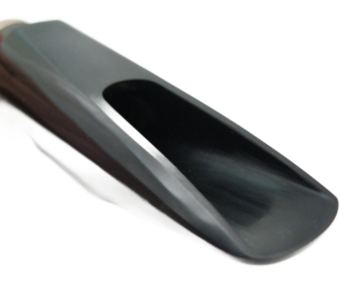 tip and rail view of ralph Morgan jazz GM Baritone Saxophone Mouthpiece 
