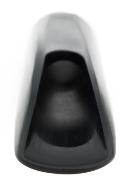 front view of tip and rails on ralph Morgan jazz GM Baritone Saxophone Mouthpiece 