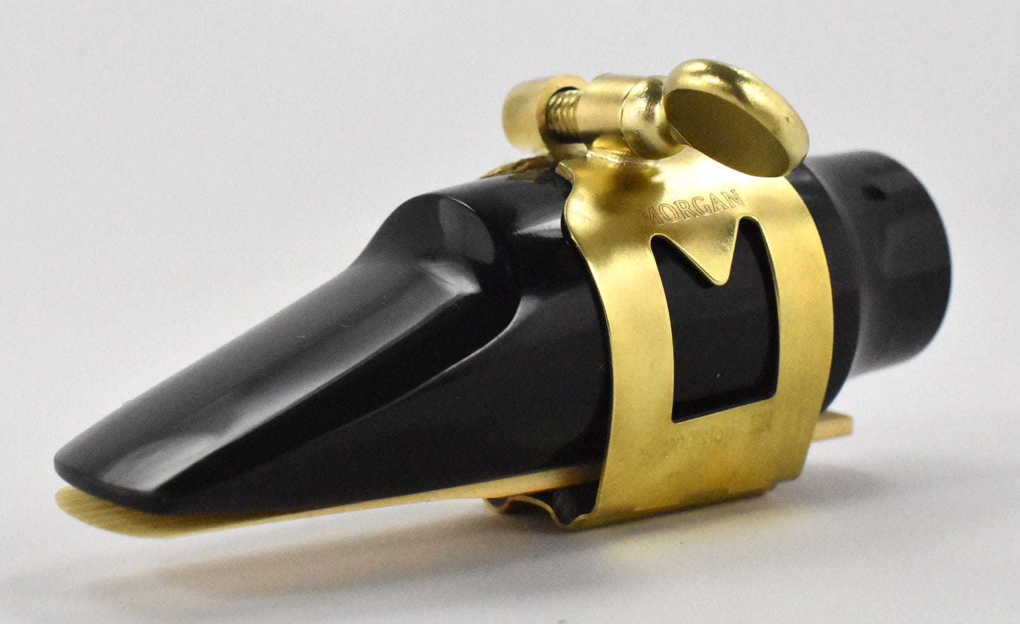 ralph morgan mouthpiece with a brass gold marc jean saxophone mouthpiece ligature for soprano, alto, baritone and tenor sax players