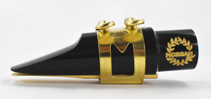 ralph morgan mouthpiece with a brass gold marc jean saxophone mouthpiece ligature for soprano, alto, baritone and tenor sax players