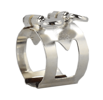 Partner Product: Marc Jean Gen I Saxophone Ligature (Silver) - Morgan Mouthpiece Company